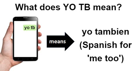 what does yo tambien mean in spanish